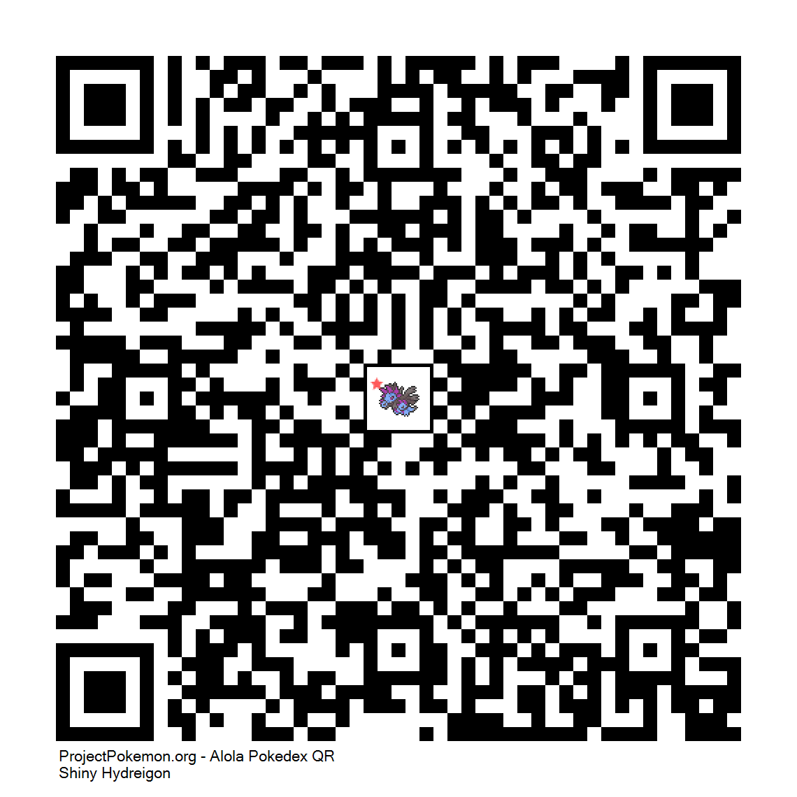 Cdigo QR de Hydreigon variocolor